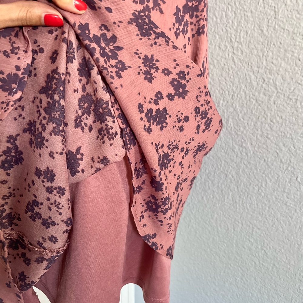 Live to be Spoiled -Floral Mauve dress - Picture 6 of 6